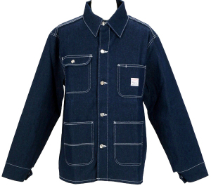 POINTER DENIM CHORE COAT INDEGO BLUE POINTER DENIM CHORE COAT INDEGO BLUE