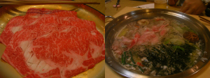 しゃぶしゃぶの水炊き状態